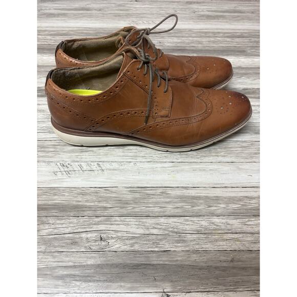 Florsheim Imperial Men’s 14M Brown Leather Wingtip Oxford Lace Up main image 12